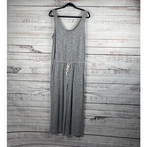 Loft Lou & Grey Women's Size L Gray Sleeveless Jumpsuit